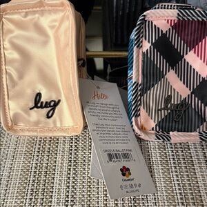Lug Drizzle Ballet Pink and Pink Plaid Bags- set of 2! NWT